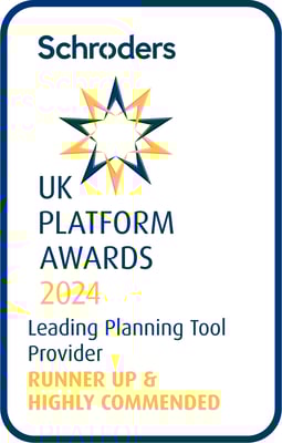 LEADING PLAN TOOL PROVIDER RUNNER UP