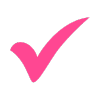 Pink tick