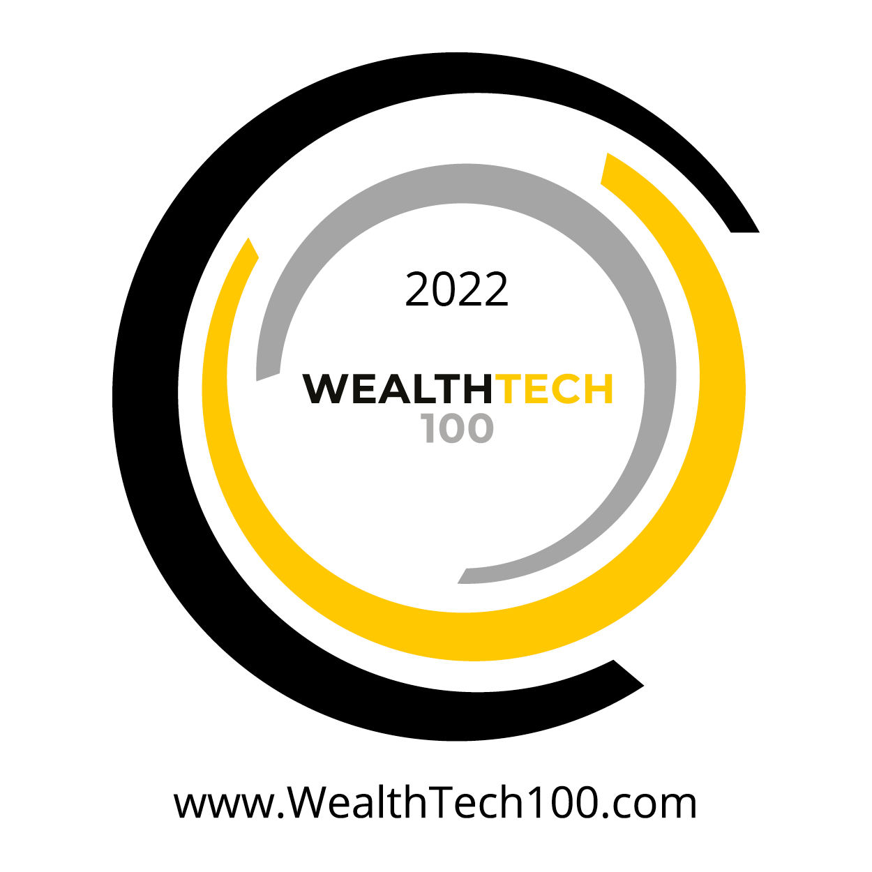 WealthTech100-2022-Badge-Black